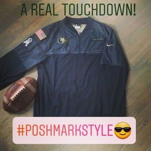 On Field Apparel 49ers Jacket Salute To Service